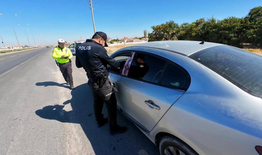 Konya yolunda denetim! Drone tespit etti, ekip cezayı yazdı 5